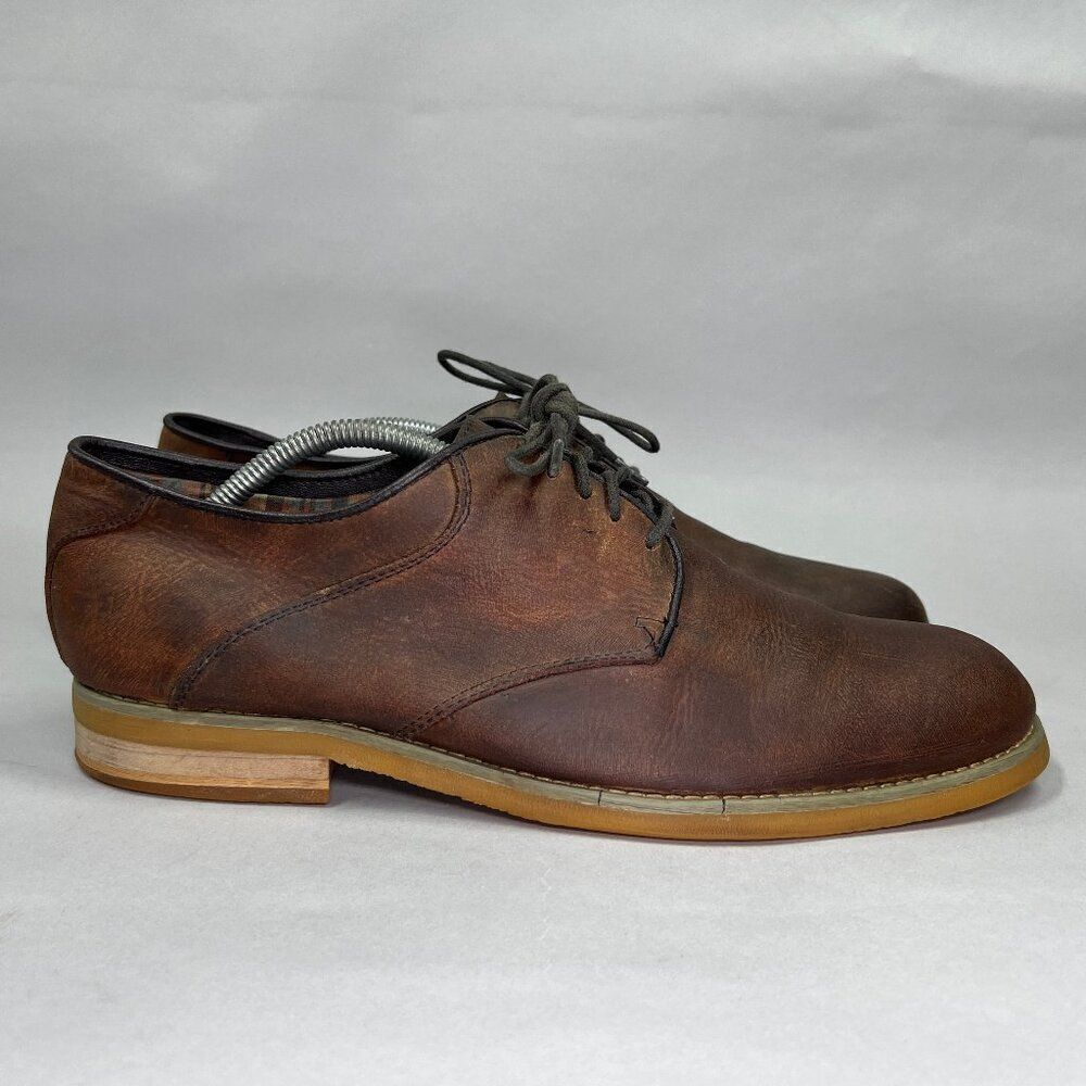 Bed Stu Men's Size 11 Luz Rustic Brown Leather Oxfords